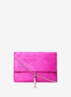 Dorothy Perkins Ultraviolet Tassel Clutch Bag