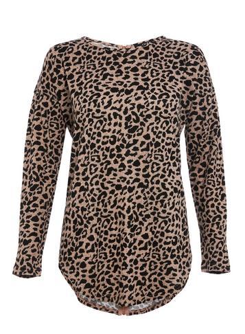 Dorothy Perkins *quiz Leopard Print Light Knit Top