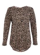Dorothy Perkins *quiz Leopard Print Light Knit Top