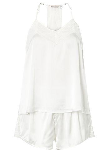 Dorothy Perkins Ivory Lace Back Camisole Pyjama Set