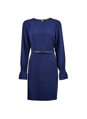 Dorothy Perkins *navy Shirred Cuff Dress
