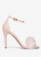 Dorothy Perkins Pink Strut Feather Sandals