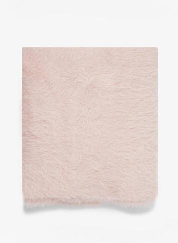 Dorothy Perkins Pink Eyelash Yarn Scarf