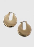 Dorothy Perkins Gold Solid Hoop Earrings