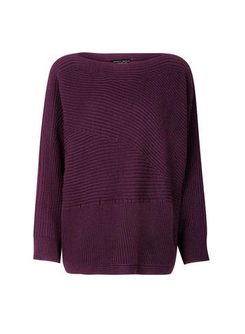 Dorothy Perkins Berry Ribbed Batwing Sleeve Jumper