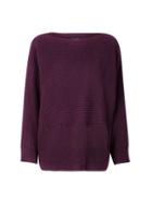 Dorothy Perkins Berry Ribbed Batwing Sleeve Jumper