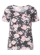 Dorothy Perkins Grey Floral Mix And Match Top