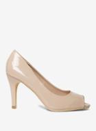 Dorothy Perkins Wide Fit Nude 'clover' Court Shoes