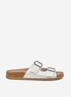 Dorothy Perkins White Fjerde Double Strap Sandals