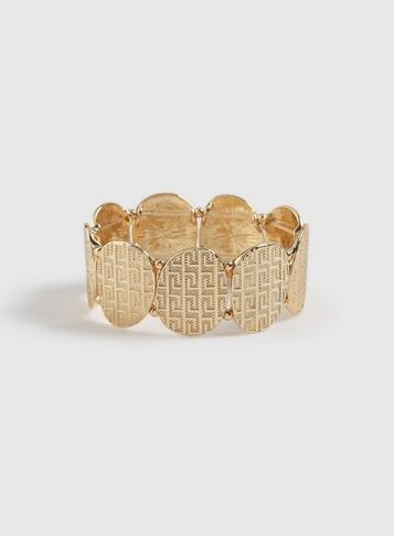 Dorothy Perkins Gold Textured Bracelet