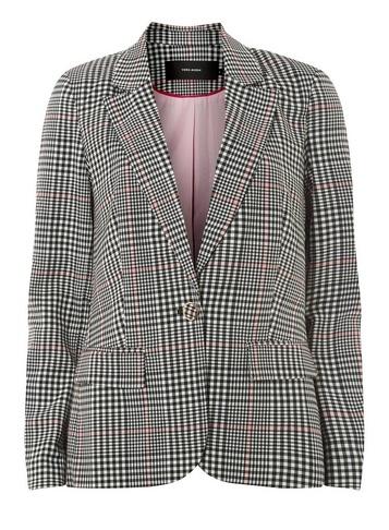 Dorothy Perkins *vera Moda Monochrome Check Print Blazer