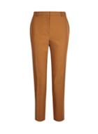 Dorothy Perkins Camel Tailored Ankle Grazer Trousers