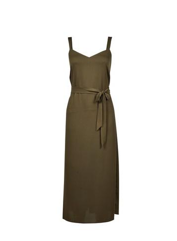 Dorothy Perkins Khaki Satin Camisole Dress