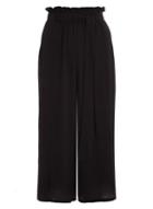 *quiz Black Belted Culotte Trousers