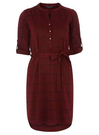 Dorothy Perkins Wine And Black Jersey Shirt