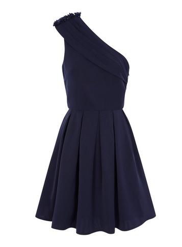 *chi Chi London Asymmetric Skater Dress