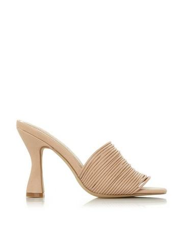 *head Over Heels By Dune Nude 'mae' High Heel Sandals