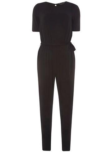 Dorothy Perkins Black Puff Sleeve Jumpsuit