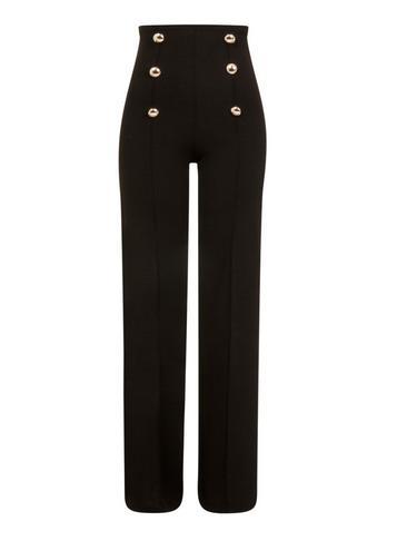 Dorothy Perkins *girls On Film Black Wide Leg Trousers