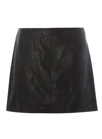 Dorothy Perkins Dp Curve Black Pu Mini Skirt