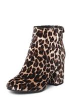 Dorothy Perkins Leopard Print 'mariah' Velvet Boots