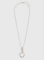 Dorothy Perkins Silver Circle Linked Long Necklace