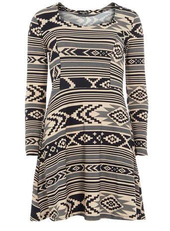 Dorothy Perkins Multi Colour Skater Dress
