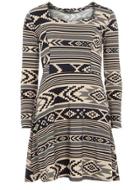 Dorothy Perkins Multi Colour Skater Dress