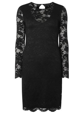 *vero Moda Black Lace Short Bodycon Dress