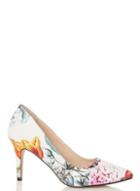 Dorothy Perkins *quiz Multi Coloured Floral Print Court Shoes