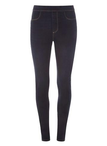 Dorothy Perkins *tall Blue And Black 'eden' Ankle Grazer Jeggings