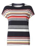 Dorothy Perkins Multi Coloured Stripe Ovoid T-shirt