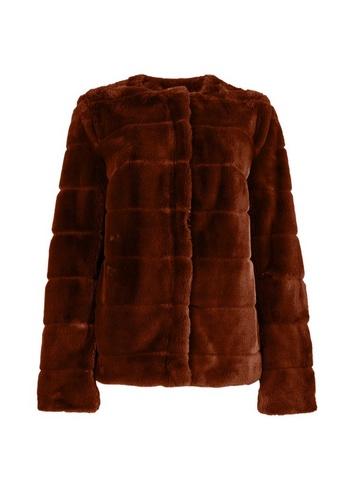Dorothy Perkins *tall Tan Curved Edge To Edge Coat