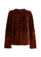 Dorothy Perkins *tall Tan Curved Edge To Edge Coat