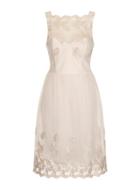 Dorothy Perkins Cream Embroidered Prom Dress