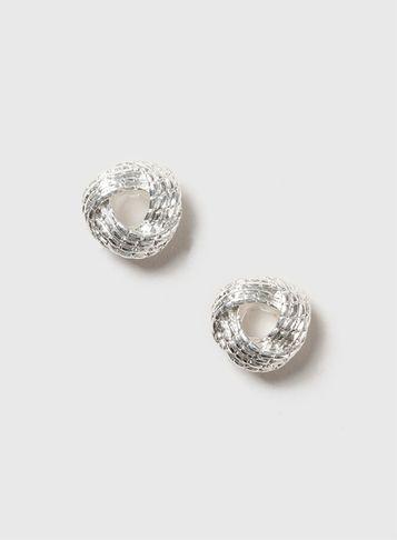 Dorothy Perkins Sterling Silver Knot Earrings