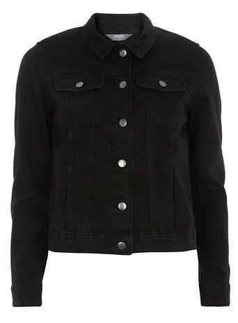 Dorothy Perkins Black Washed Denim Jacket