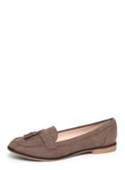 Dorothy Perkins Wide Fit Taupe 'logan' Loafers