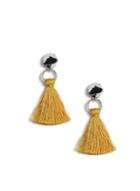 Dorothy Perkins Yellow Tassel Resin Earrings