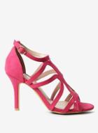 Dorothy Perkins Wide Fit Pink 'baxter' Coverage Sandals