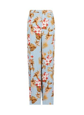 Dorothy Perkins *dp Beach Blue Floral Print Co-ord Trousers