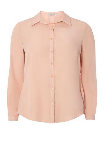 Dorothy Perkins Petite Blush Stab Stitch Shirt