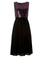 Dorothy Perkins *billie & Blossom Petite Purple Sequin Dress