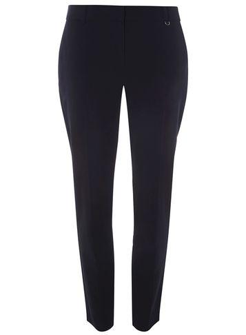 Dorothy Perkins Navy Fob Trim Slim Leg Trousers