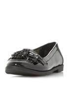 Dorothy Perkins *head Over Heels By Dune Black 'gigli' Loafers