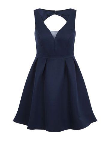 Dorothy Perkins *chi Chi London Curve Plunge Front Midi Dress