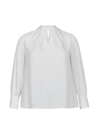 Dorothy Perkins *dp Curve Ivory Pleat Neck Top