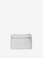 Dorothy Perkins Grey Double Zip Wristlet