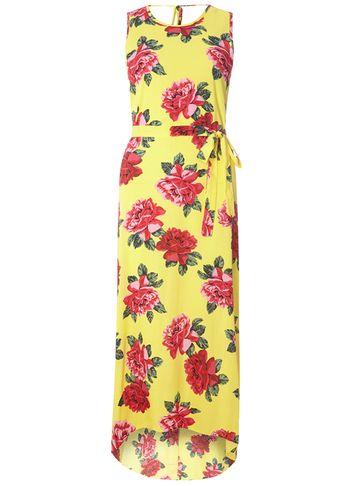 Dorothy Perkins Yellow Floral Maxi Dress