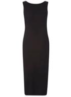 Dorothy Perkins Black Bow Back Midi Dress